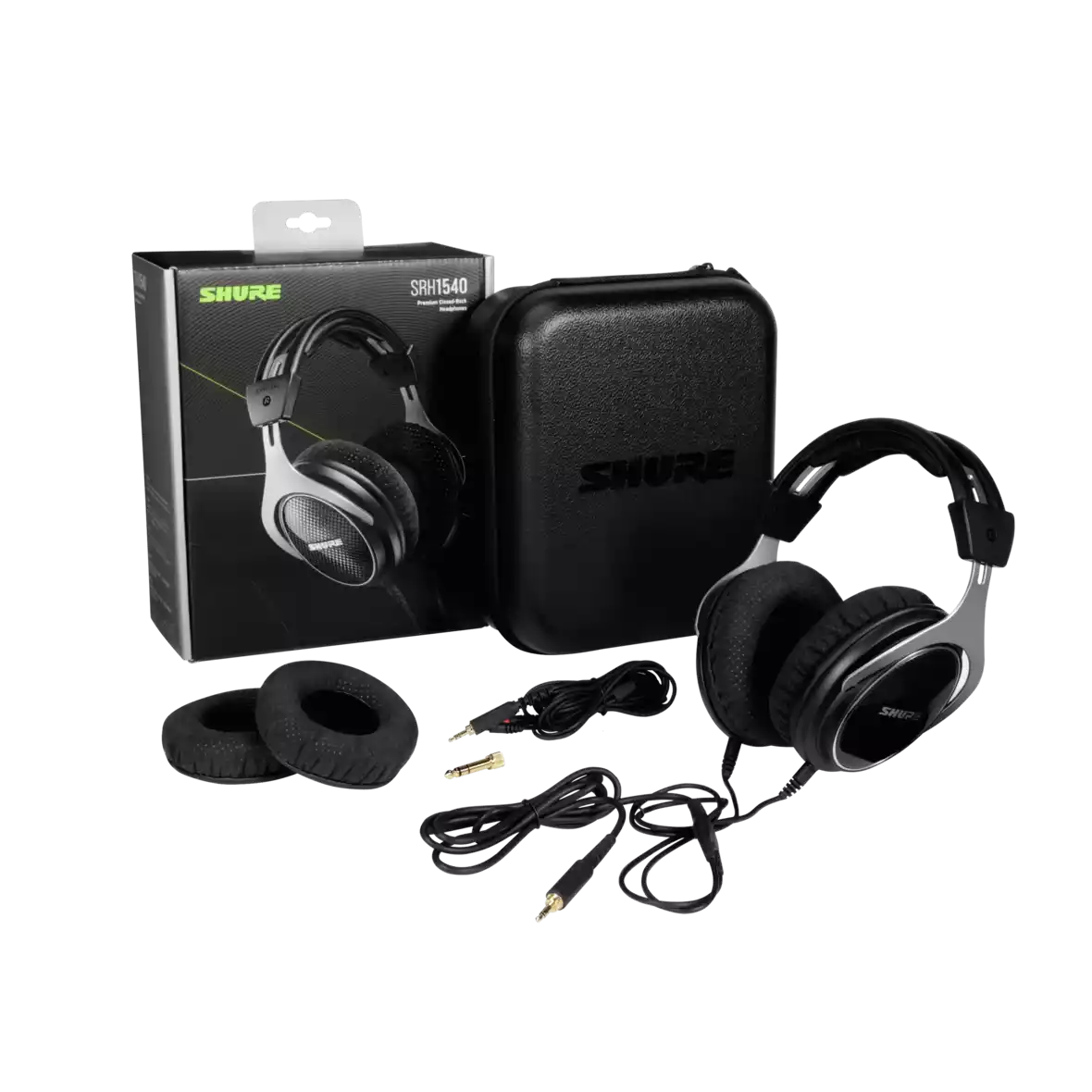 Shure SRH1540 Premium Over-Ear Headphones Over-Ear Wired Headphones Shure Audio Headphones Wired