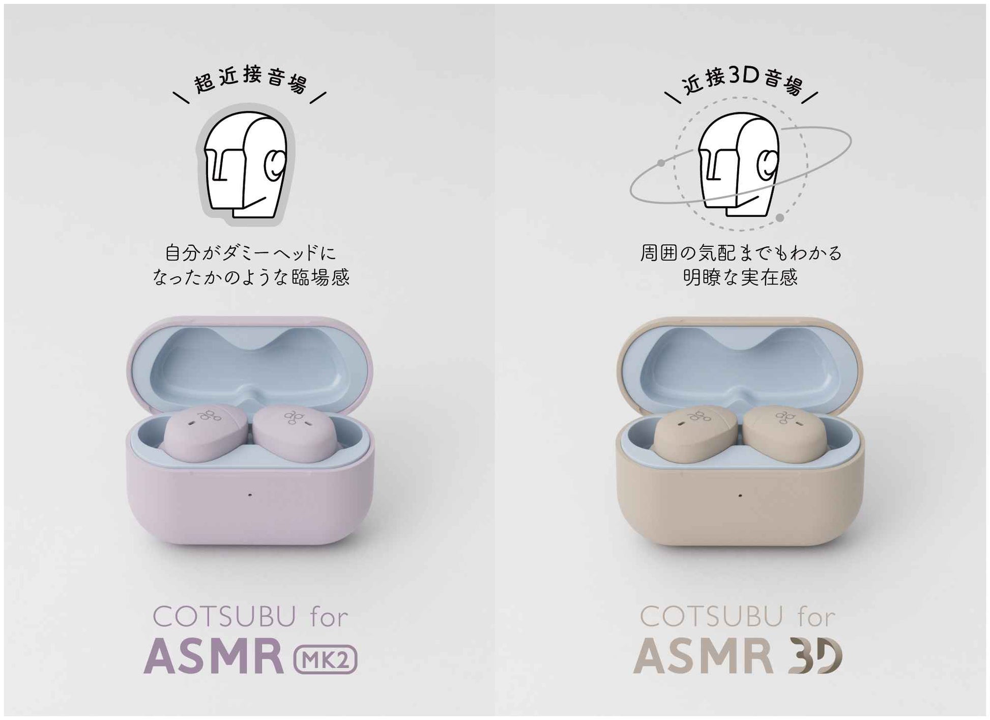 ag COTSUBU for ASMR MK2/3D True Wireless Earbuds True Wireless Earbuds ag ASMR Audio Bluetooth Headphones True Wireless Stereo(TWS)