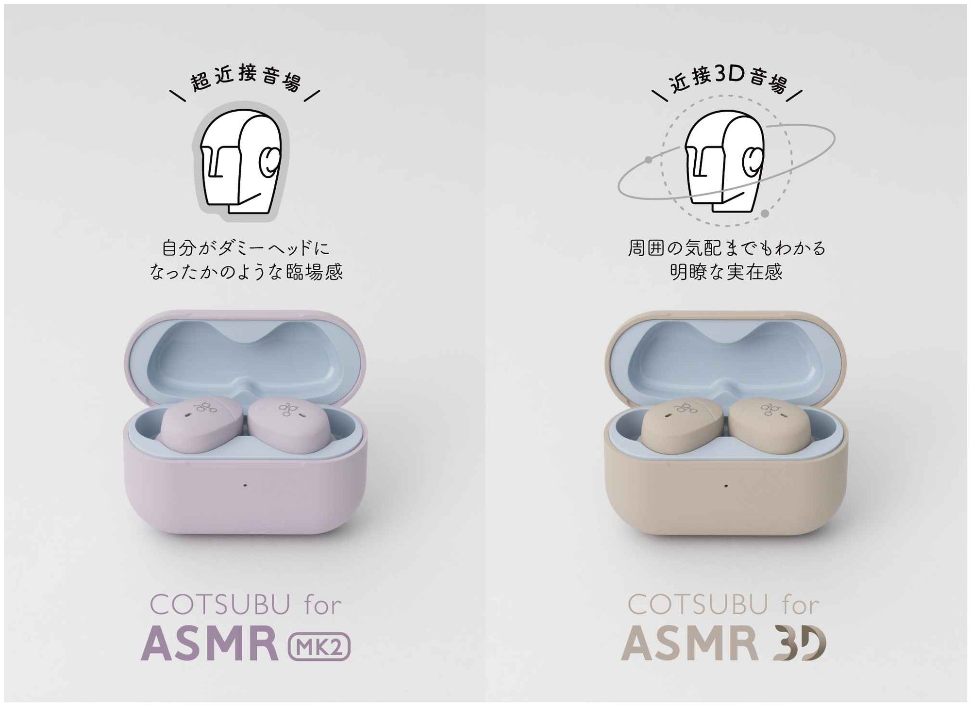 ag COTSUBU for ASMR MK2/3D True Wireless Earbuds True Wireless Earbuds ag ASMR Audio Bluetooth Headphones True Wireless Stereo(TWS)