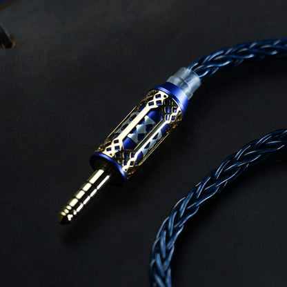BGVP Temple IEM Cable | Furukawa Single-Crystal Copper + Single-Crystal Silver Hybrid | 4.4mm, 0.78 2pin