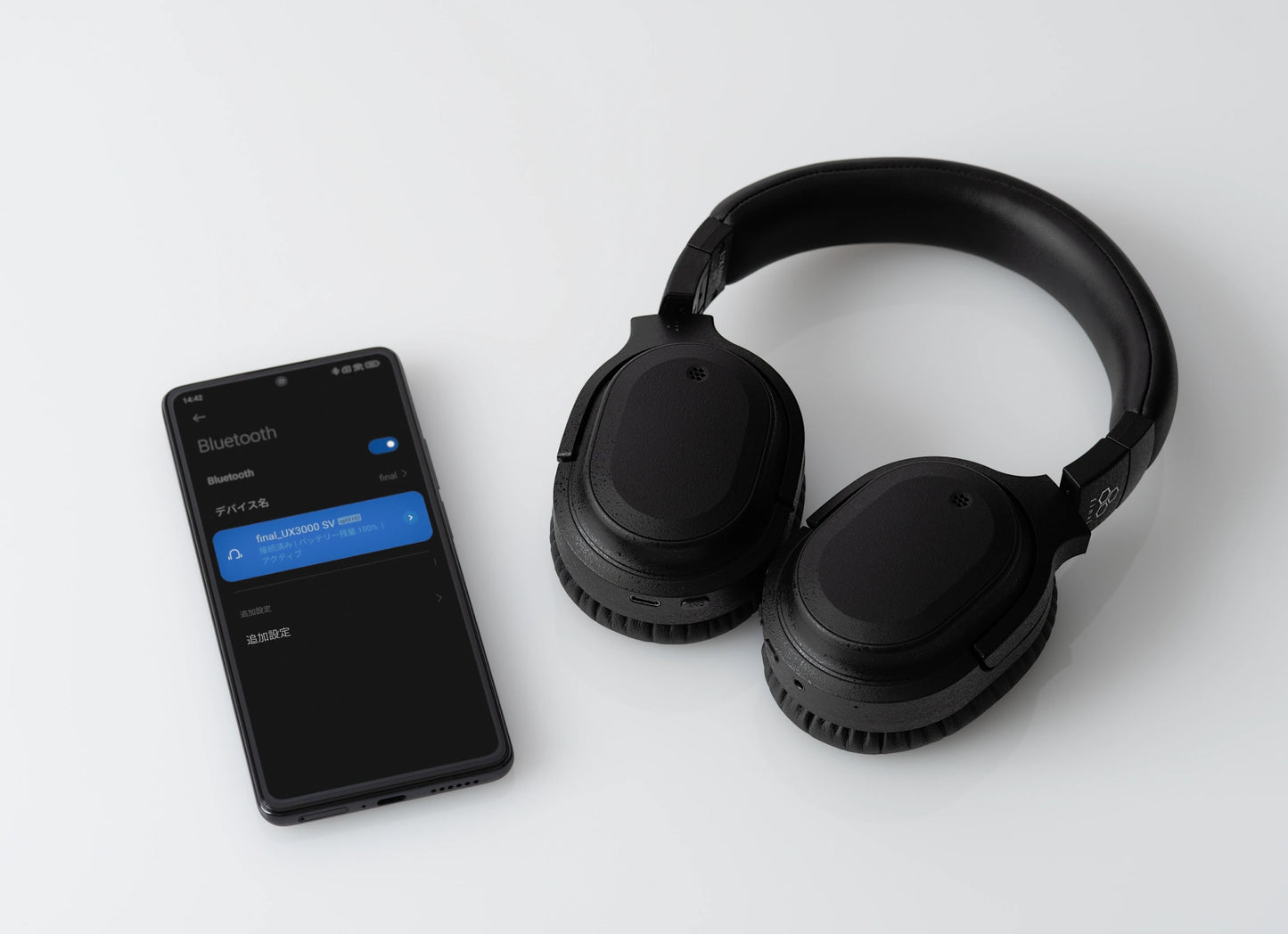 Final UX3000 SV Wireless Over-Ear Headphones with Hybrid ANC