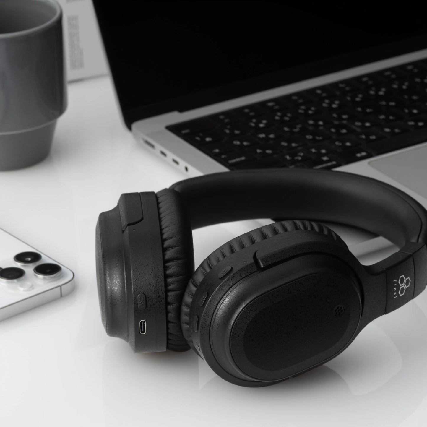 Final UX3000 SV Wireless Over-Ear Headphones with Hybrid ANC