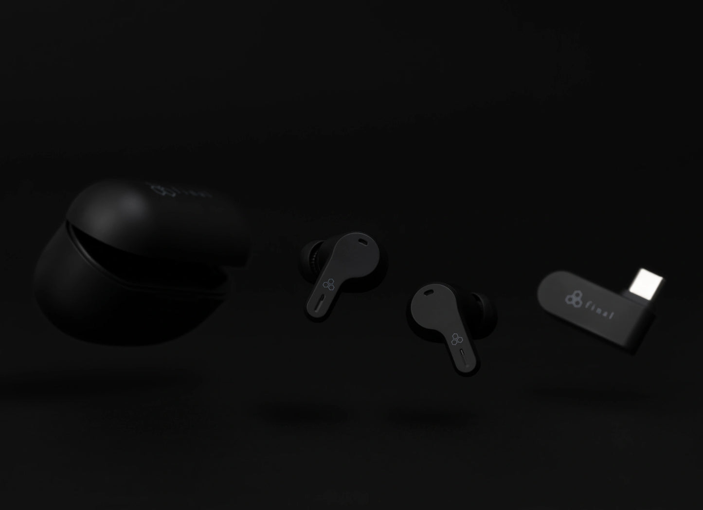 Final VR3000 Wireless Gaming ANC TWS Earbuds, Ultra Low Latency USB-C Transceiver