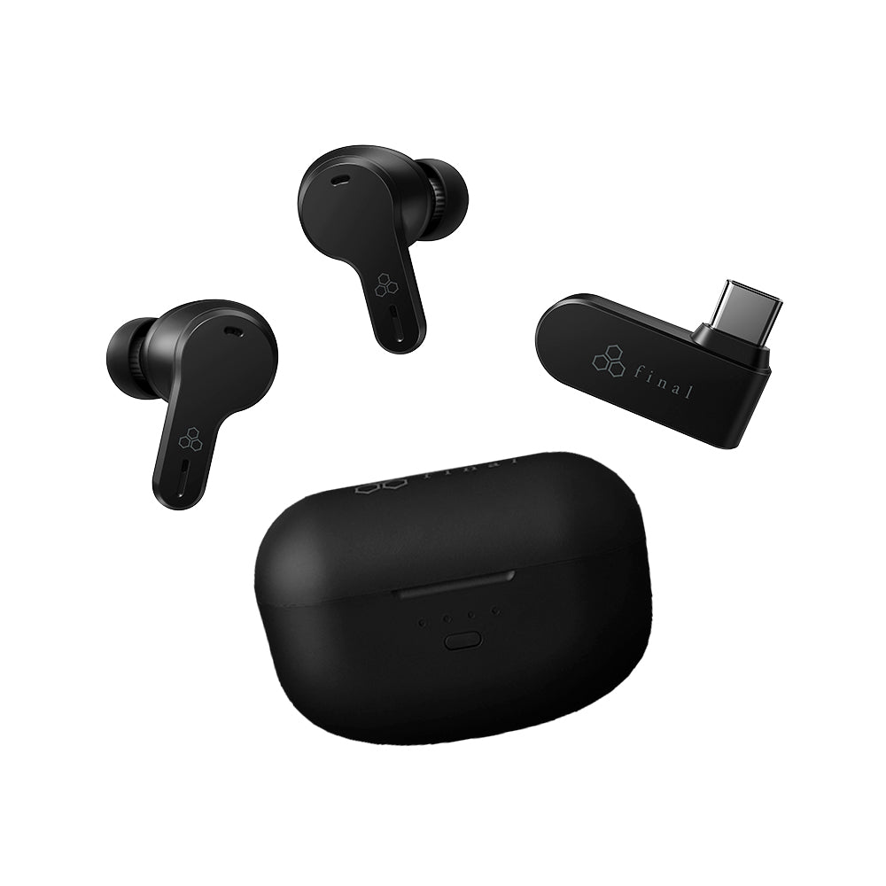 Final VR3000 Wireless Gaming ANC TWS Earbuds, Ultra Low Latency USB-C Transceiver