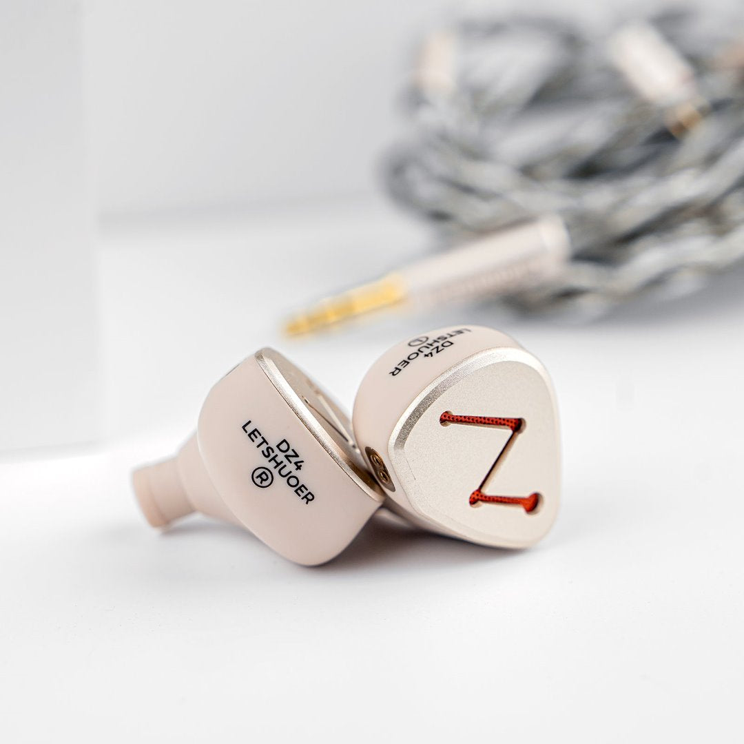 LetShuoer DZ4 In-Ear Headphones In-Ear Wired Headphones LetShuoer Audio Headphones In-Ear Monitors(IEMs) Wired