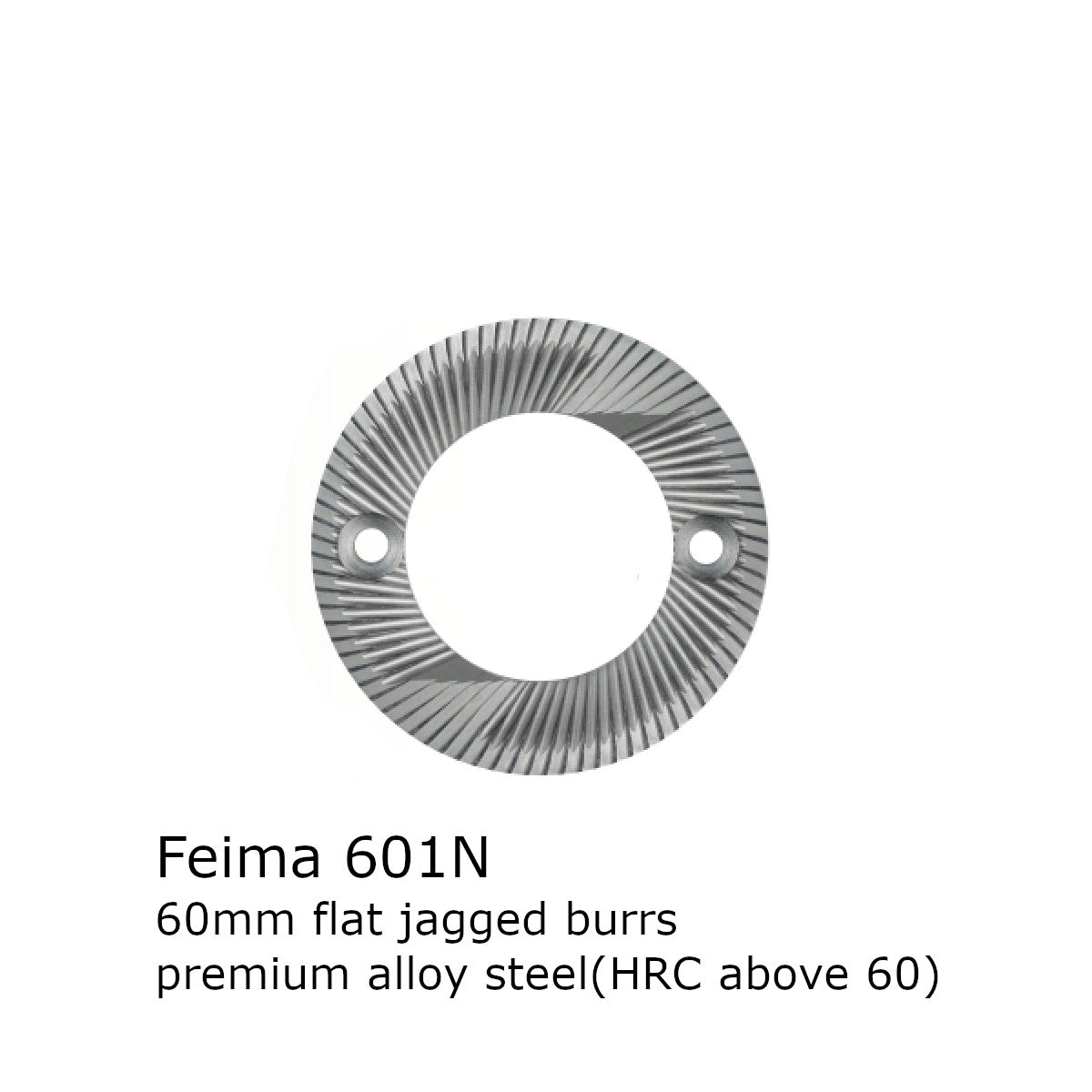 Feima 690N Electric Coffee Grinder  HRC60 Steel 60mm Spiral Flat Burr -  Pifferia Global