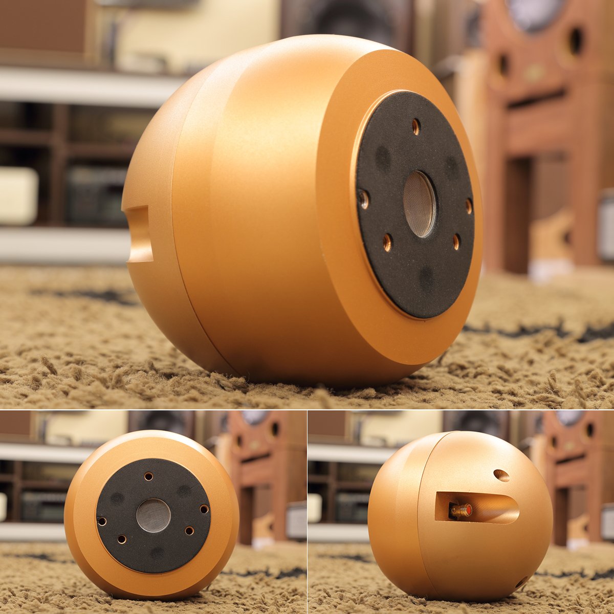 LALS Classical 12 EX Wooden Horn Bookshelf Speakers with Stands