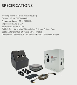 Ucotech RE-1 Carbon Nanotube In-Ear Monitors - Pifferia Global