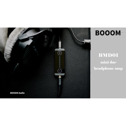 Booom BMD01 Class A Headphone Amp | Portable USB DAC | Preamp DACs Booom Audio Digital to Analog Converters(DACs) Headphone Amplifiers Portable Pre Amplifiers